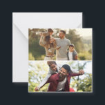Ontwerp Je Eigen 2 Foto Collage Notitiekaartje<br><div class="desc">Personaliseer je eigen persoonlijke fotografie. Je kunt dit aangepaste product maken voor speciale gelegenheden zoals huwelijken,  verjaardagen,  Kerstmis,  feestdagen,  herdenkingen,  afstuderen,  jubilea en meer. Het kan ook worden gegeven als cadeau aan je beste vriend,  goede vriend,  familie en verwanten.</div>
