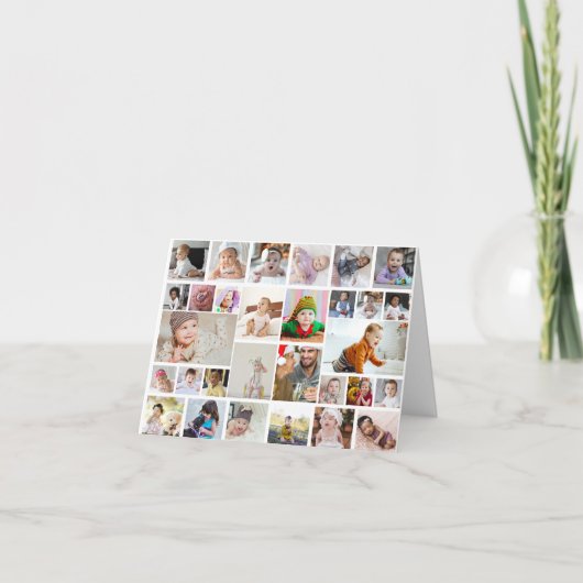 Ontwerp Je Eigen 30 Foto Collage Poster Kaart (Voorkant)