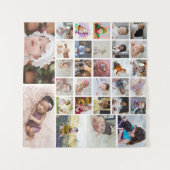 Ontwerp Je Eigen 30 Foto Collage Wandkleed (Voorkant (horizontaal))