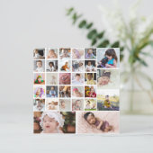 Ontwerp je eigen 30 fotocollage aankondiging (Staand voorkant)