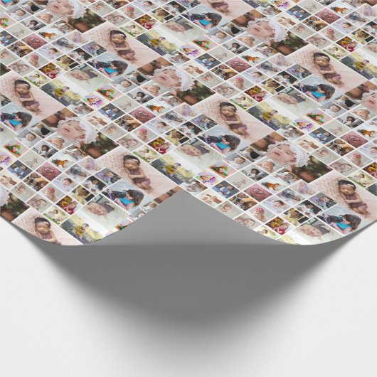 Ontwerp je eigen 30 fotocollage cadeaupapier (Hoek)