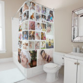Ontwerp je eigen 30 fotocollage douchegordijn (In situ)
