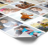 Ontwerp je eigen 30 fotocollage foto afdruk (Hoek)