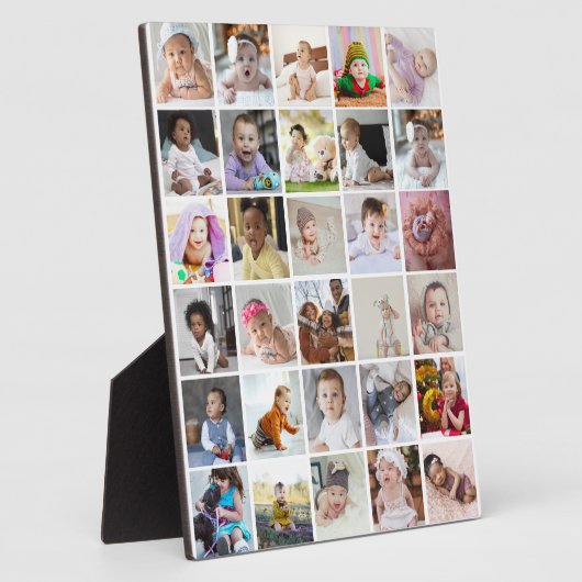 Ontwerp je eigen 30 fotocollage fotoplaat (Zijkant)