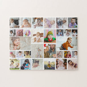 Ontwerp je eigen 30 fotocollage legpuzzel