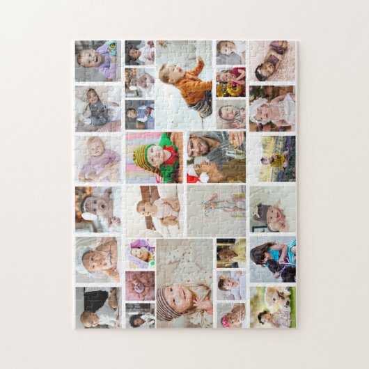 Ontwerp je eigen 30 fotocollage legpuzzel (Verticaal)