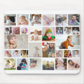 Ontwerp je eigen 30 fotocollage muismat (Voorkant)