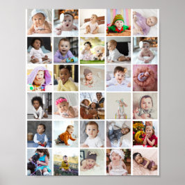 Ontwerp je eigen 30 fotocollage poster