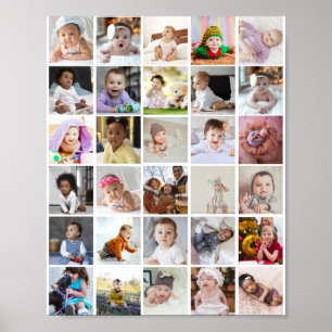 Ontwerp je eigen 30 fotocollage poster