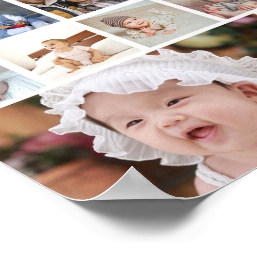 Ontwerp je eigen 30 fotocollage poster (Hoek)