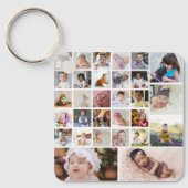 Ontwerp je eigen 30 fotocollage sleutelhanger (Voorkant)