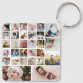 Ontwerp je eigen 30 fotocollage sleutelhanger (Achterkant)