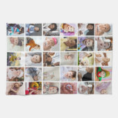 Ontwerp je eigen 30 fotocollage theedoek (Horizontaal)