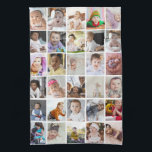 Ontwerp je eigen 30 fotocollage theedoek<br><div class="desc">Pas uw fotografie aan. U kunt dit aangepaste product maken voor speciale gelegenheden zoals bruiloften, verjaardagen, kerst, Feestdagen, gedenktekens, Afstuderen, Jubilea en meer. Het kan ook worden gegeven als een geschenk aan uw beste vriend, goede vriend, familie en familieleden.</div>