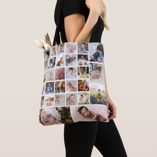 Ontwerp je eigen 30 fotocollage tote bag (Dichtbij)