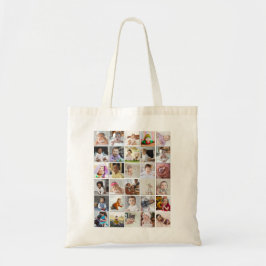Ontwerp je eigen 30 fotocollage tote bag