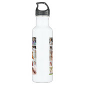 Ontwerp je eigen 30 fotocollage waterfles  (Achterkant)