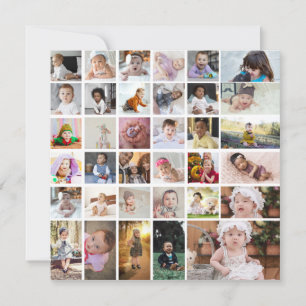Ontwerp je eigen 35 foto collage kaart