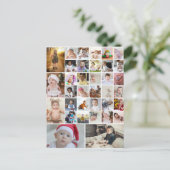 Ontwerp je eigen 35 foto-collageposter briefkaart (Staand voorkant)