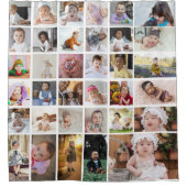 Ontwerp je eigen 35 fotocollage douchegordijn (Voorkant)