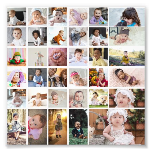 Ontwerp je eigen 35 fotocollage foto afdruk (Voorkant)