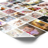 Ontwerp je eigen 35 fotocollage foto afdruk (Hoek)