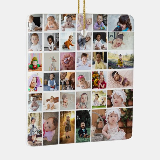 Ontwerp je eigen 35 fotocollage keramisch ornament (Rechts)