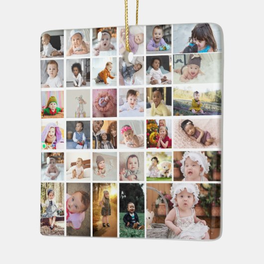 Ontwerp je eigen 35 fotocollage keramisch ornament (Links)