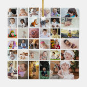 Ontwerp je eigen 35 fotocollage keramisch ornament (Achterkant)