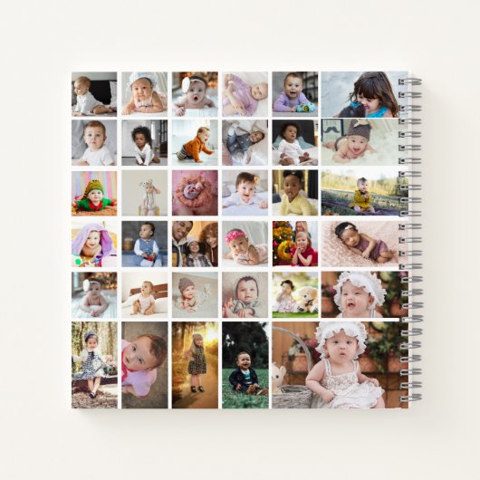 Ontwerp je eigen 35 fotocollage notitieboek (Achterkant)