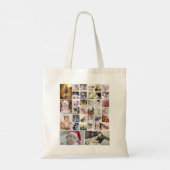 Ontwerp je eigen 35 fotocollage tote bag (Achterkant)