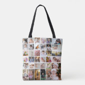 Ontwerp je eigen 35 fotocollage tote bag (Achterkant)