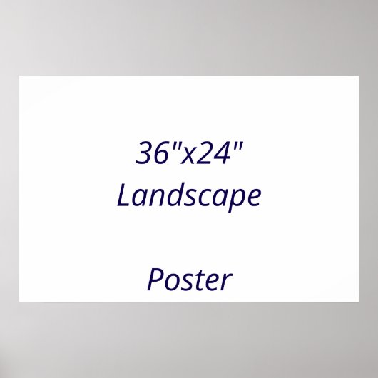 Ontwerp Je Eigen 36"x24" Poster (Voorkant)