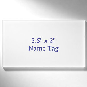 Ontwerp Je Eigen 3.5" x 2" Naambadge