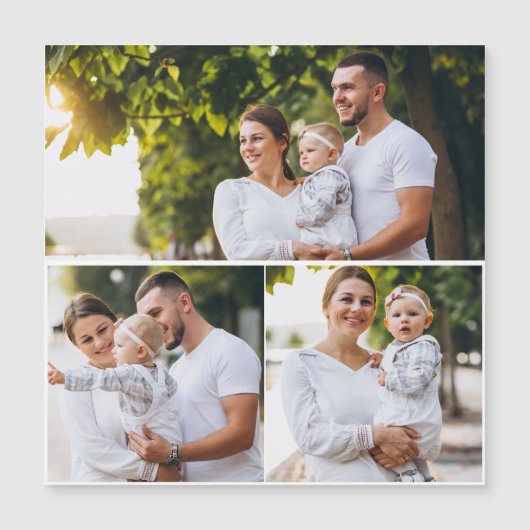 Ontwerp Je Eigen 3 Foto Collage (Voorkant)