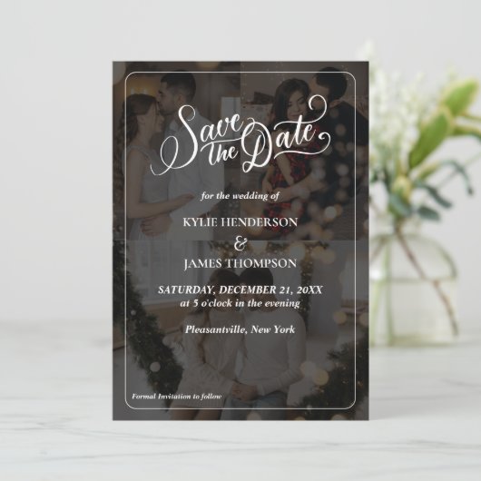 Ontwerp je eigen 3 foto collage Sla de datum op Kaart (Staand voorkant)