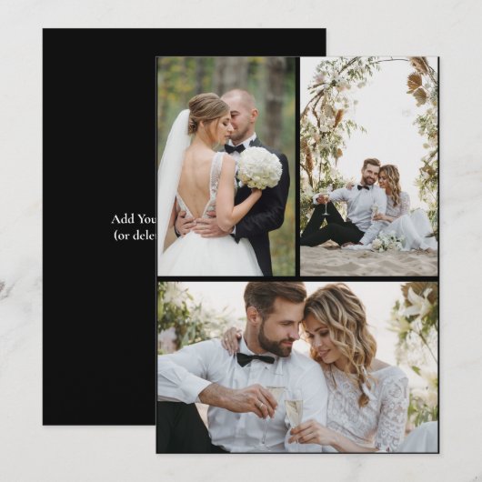 Ontwerp je eigen 3 fotocollage (Voorkant / Achterkant)