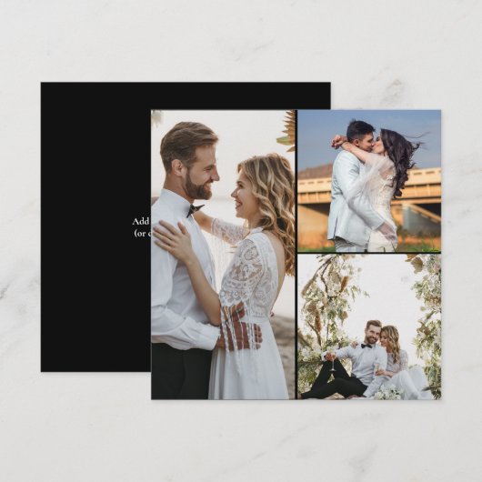 Ontwerp je eigen 3 fotocollage (Voorkant / Achterkant)