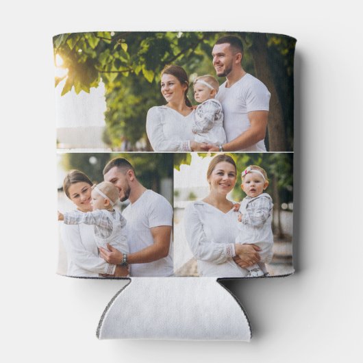 Ontwerp je eigen 3 fotocollage blikjeskoeler (Achterkant)