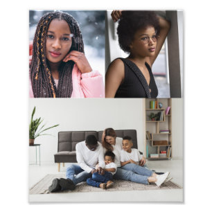 Ontwerp je eigen 3 fotocollage foto afdruk