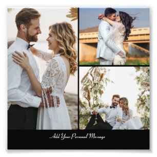 Ontwerp je eigen 3 fotocollage foto afdruk