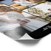 Ontwerp je eigen 3 fotocollage foto afdruk (Hoek)