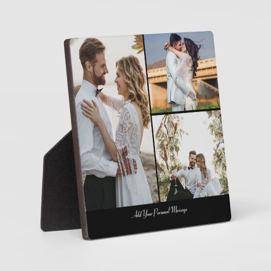 Ontwerp je eigen 3 fotocollage fotoplaat (Voorkant)