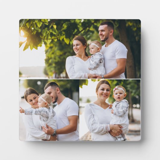 Ontwerp je eigen 3 fotocollage fotoplaat (Voorkant)