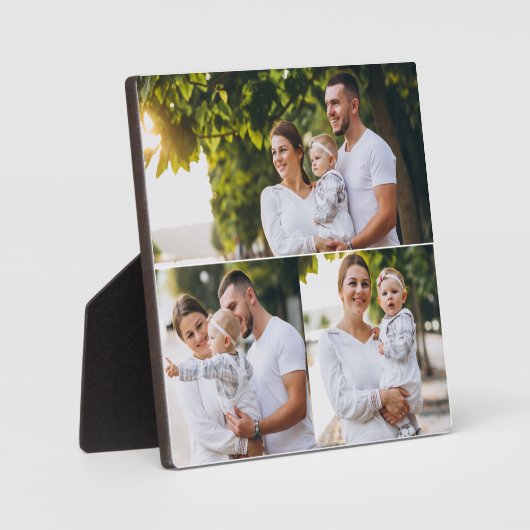 Ontwerp je eigen 3 fotocollage fotoplaat (Voorkant)