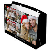 Ontwerp je eigen 3 fotocollage groot cadeauzakje (Achterkant Gekanteld)