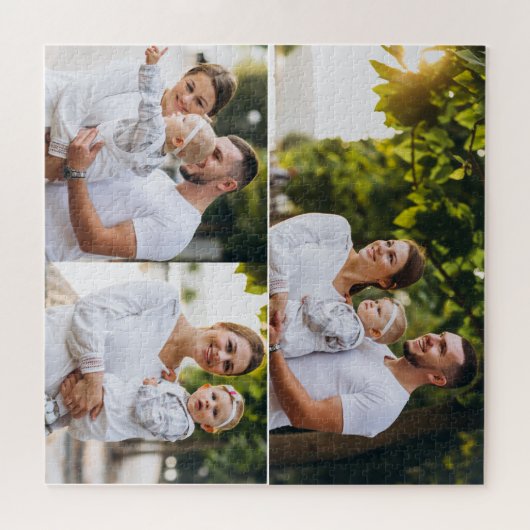 Ontwerp je eigen 3 fotocollage legpuzzel (Horizontaal)