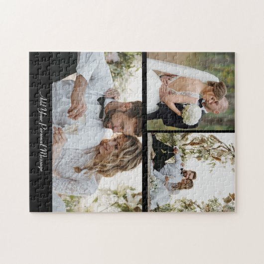 Ontwerp je eigen 3 fotocollage legpuzzel (Horizontaal)