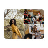 Ontwerp je eigen 3 fotocollage magneet (Horizontaal)