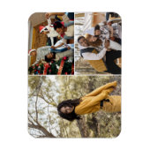 Ontwerp je eigen 3 fotocollage magneet (Verticaal)